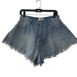 Free People We the Free Cutoff Shorts Raw Hem Size 29